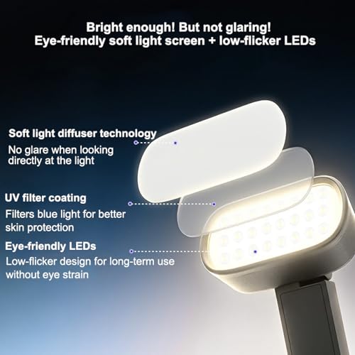 Evita vídeos oscuros con la luz de relleno magnética para DJI Pocket 4 ajustable 6