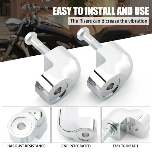 Rehausseur de guidon pour VTX1300C 2004-2009 | Kit extension chrome