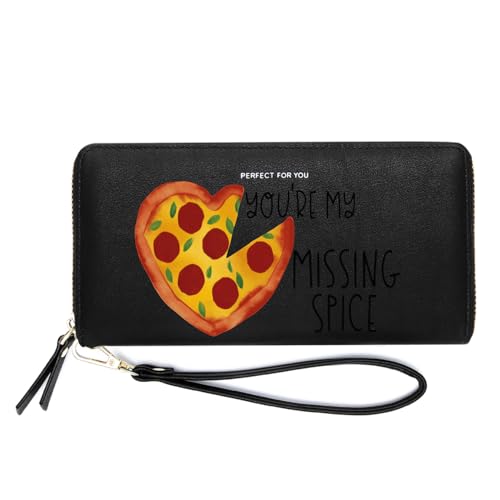 OIDERY Customized Delicious Pizza Women's Wallet,Holiday Gift,Graduation Gift for Friend,Birthday Gift for Son Daughter from Parents Grandparent