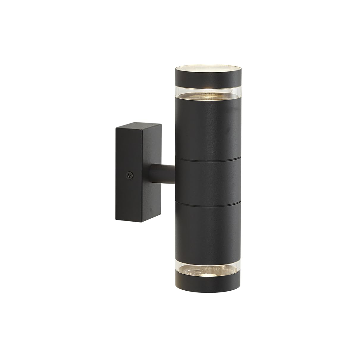 Qazqa moderne applique murale extérieure noir 11.3cm Dubbla
