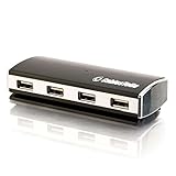 C2G USB Hub, 4 Port USB Hub, Silver, Cables to Go 29508
