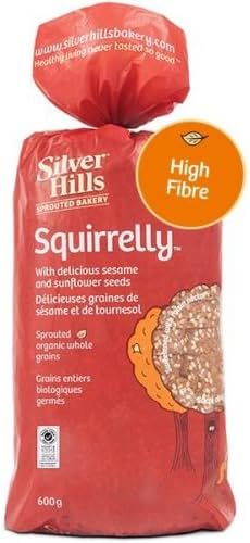 Silver Hills Bakery Squirrelly Sprouted Bread, 21 Ounce -- 8 per case