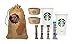 Starbucks Travel Coffee Reusable Recyclable Cups With Lids, Sleeves, Via Instant Coffee Sampler Gift Set Bundle With Burlap Bag, Rustic Gifts For Mom, Coffee Lovers, Birthdays, Anniversaries.