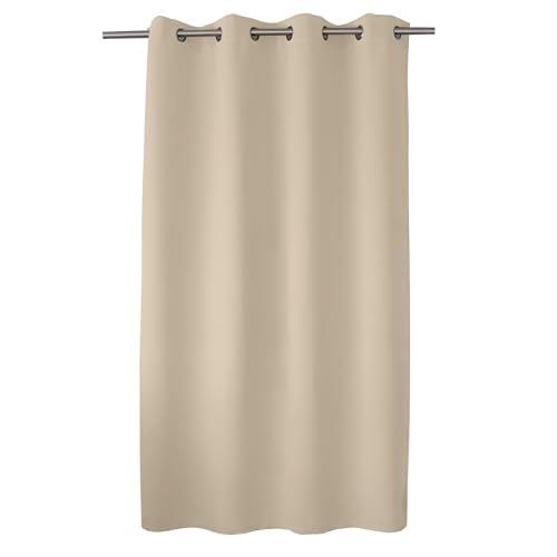ED ENJOY HOME Rideau Obscurcissant avec Œillets argentés, Ivoire, 140x180cm, 100% Polyester,...