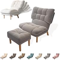 Amazon｜ひとりがけソファー 一人用 オットマン付き 背もたれ調整 90