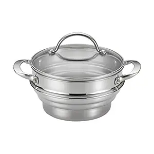 Anolon Classic Stainless Steel Steamer Insert with Lid - , Silver