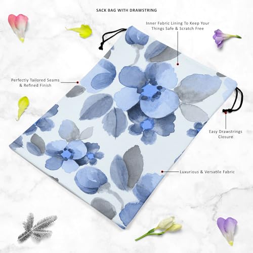 Image of ArtzFolio Summer Flowers D2 | Reusable Sack Bag | Bag for Gym, Storage, Vegetable & Travel