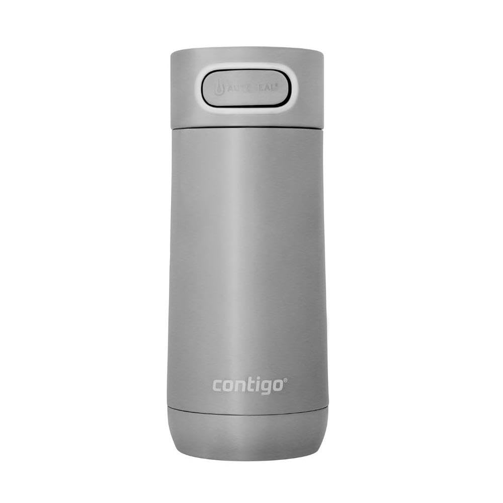 Contigo Luxe Autoseal Termos Bardak 360 ml, Paslanmaz Çelik, 5 Saat Sıcak 12 Saat Soğuk, Sızdırmaz, Gri