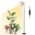 Bstrip 70.8? Tall Grow Lights for Indoor Plants, 3000K Full Spectrum Plant Light with Stand, Auto On/Off Timer & Adjustable Angle, 25W Non-Dimmable Led Floor Lamp for Plant Growth
