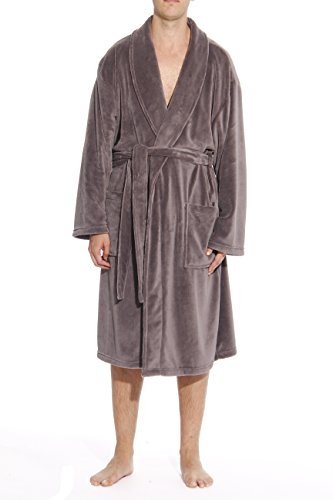 #followme Ultra Soft Plush Robe for Men with Shawl Collar