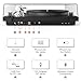 Turntable for Vinyl Record Wireless Output Record Player Aluminium Platter Belt-Drive LP Turn Table 2 Speed Phono RCA Line Out AT-3600L MM Cartridge Audio Sound USB Digital to PC Vinyl Recording Black