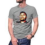 Che Guevara Viva la Revolucion Revolution Herren Grau T-Shirt Size 3XL