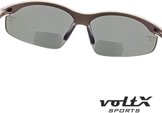 voltX CONSTRUCTOR, Bifocal Sports Safety Glasses, +1.0 Polarized lens.