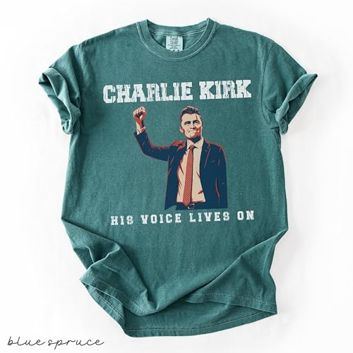 Charlie Kirk Shirt Patriotic Faith-Based Unisex Tee Multicolor3