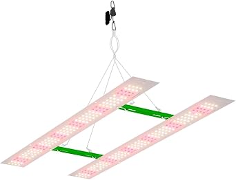 400W LED Grow Light AC110V Full Spectrum Plant Lamp UV IR Indoor Seeds Fill Lights Sunlight Planting Panel Lamps Red Blue Greenhouse Tent Hydroponic Sapling Potting Flower Succulent with Hook US Plug