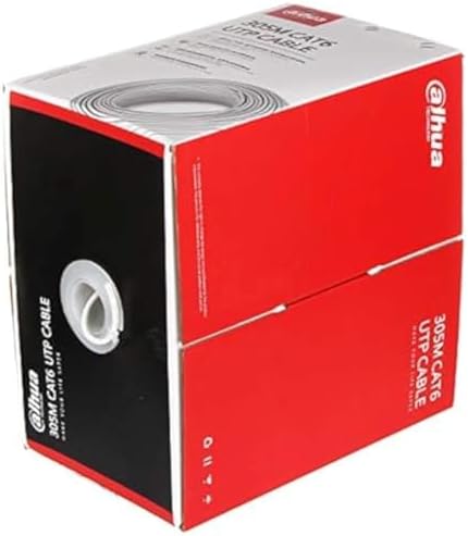 DAHUA Matassa Ağ Kablosu Bobin 305 Metre ETHERNET UTP Cat 6 4X2 AWG 24% 100 Bakır LAN RJ45 - Görsel 1