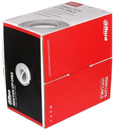 DAHUA Matassa Ağ Kablosu Bobin 305 Metre ETHERNET UTP Cat 6 4X2 AWG 24% 100 Bakır LAN RJ45
