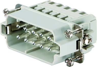 Conector Macho Weidmüller 1896790000 HDC HA 10 MT 250V 16A de 10 Polos Grupo 2 Conexión Directa