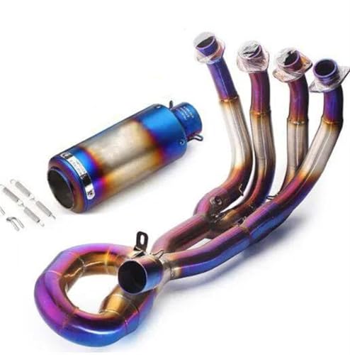 Ligne d'échappement complet pour Yamaha R6 YZF 2006-2018 avec silencieux avant