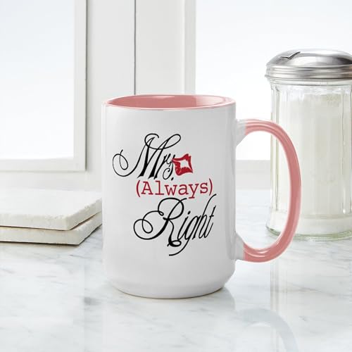 Taza grande de cerámica 15 oz Mrs. Always Right miniatura 4