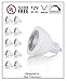 CBConcept UL-Listed MR11 GU4.0 LED Light Bulbs, 10-Pack, 2 Watt, Dimmable 230 Lumen, Pure White 6000K, 36° Beam Angle, 12 Volt, 20W Halogen Bulbs Equivalent,Landscape/Accent/Recessed/Track Lighting