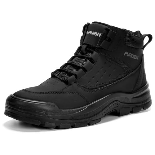 Image of Furuian Steel Toe Boots for Men Women Lightweight Work Boots Pioneer Series | ASTM Certificated Safety Shoes, Width Option, Non Slip Rubber Sole, Comfortable Work Shoes for Construction, Warehouse, Yard