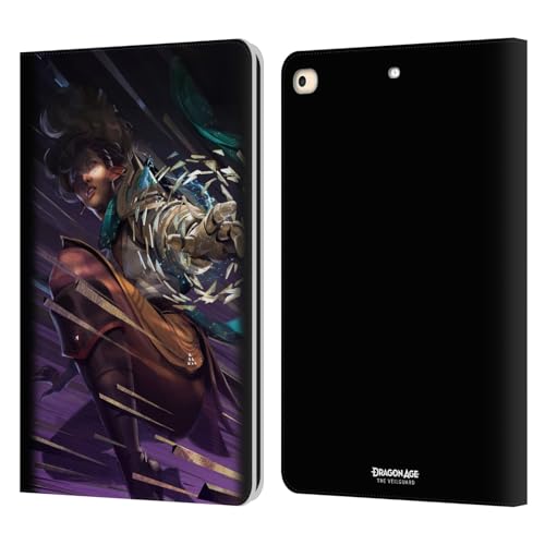 Étui Dragon Age Bellara pour iPad 9.7 2018 housse de protection cuir portefeuille à rabat