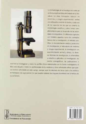 CONCEPTOS BÁSICOS EN MEDICINA Y CIRUGÍA EXPERIMENTAL