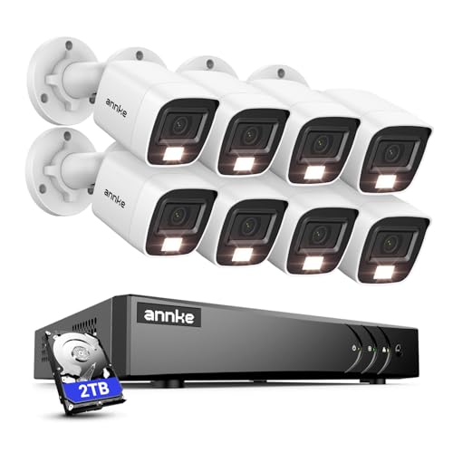 ANNKE Kit Videosorveglianza 8 Canali 5MP, Sistema di Sicurezza con