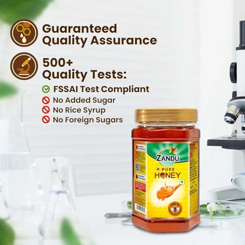 Miel Pura Zandu 1KG Libre de Azúcar 100% Natural miniatura 4