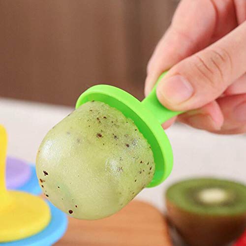 Molde Da Bandeja De Gelo Para Sorvete De Silicone Infantil Com 7 Furos Para Caixa De Suplemento Alim