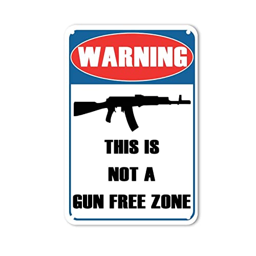 �x���A���~�T�C���x�� This is Not A Gun Free Zone ���O ��v �u���L�� ���^���T�C�� UV�ی� �h�� �F�����ϐ� �A�[�g �Ǐ���� �z�[���Q�[�g �K�[�f�� 30.5x20.3 cm