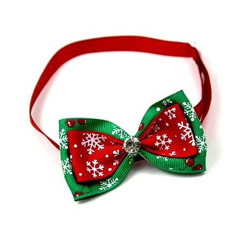 DOITOOL Adjustable Pet Neckties 15 Pack Dog Bow Ties Christmas Dog Collar Fashionable Pet Accessories, medium, braid, braid No Gemstone