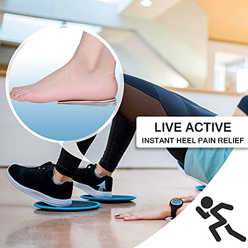 Image of JUMPOW Heel Lifts Inserts Insole - 2 Pack, 3 Layers Height Increase Insole, Adjustable Shoe Lift for Leg Length Discrepancy, Heel Pain, Heel Spurs - Beige