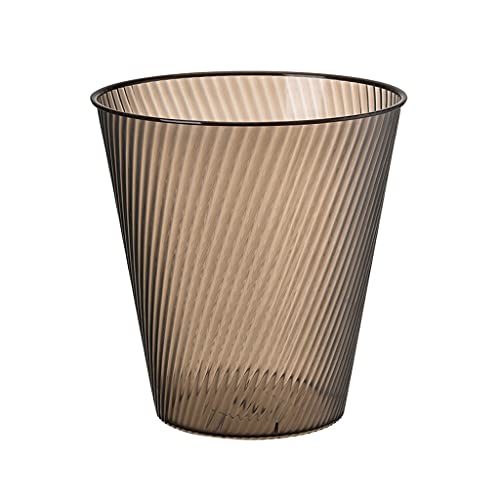 wantanshopping Cubos de Basura 10L Creativo Basura roscada de Basura a Domicilio Descubierto baño Sala de Estar Canasta de Papel de Papel de Mesa Grande Bote de Basura (Color : A)