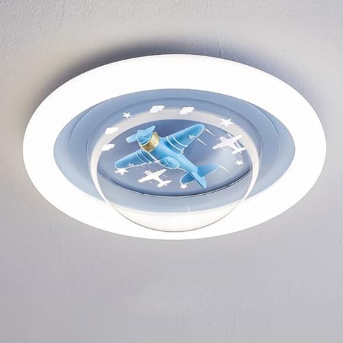 Plafonnier encastré moderne rond pour éclairage de chambre enfant - 4