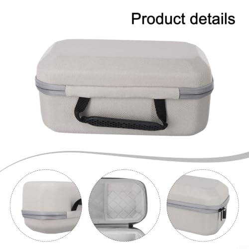 Estuche rígido para proyector Magcubic HY300 y HY320 - Funda resistente al agua con bolsillos para accesorios, color gris, 30 x 16 x 13,5 cm miniatura 3