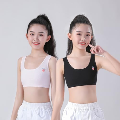 Training Bra for Girls Seamless Cami Sports Vest Cotton Bralette3