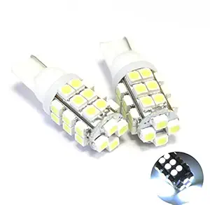 Guance 28, Side Marker LED SMD Parking License Plate Light (Universal For Bike, Universal For Car) - White Pack of 2