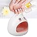 Nail Dryer, Mini UV LED Lamp Cute Cat Shape Fast Drying 8pcs Lamp Chips Portable Nail Light 24W Home Salon LED Nail Lamp Portable Nail Gel Dryer Curing Lamp for Nail Artists DIY
