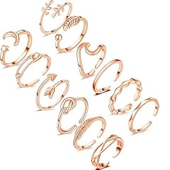 12PCS Rose Gold