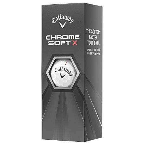 Callaway-Chrome-Soft-X-Pelotas-De-Golf-Hombre-Bianco-White-Talla-Unica