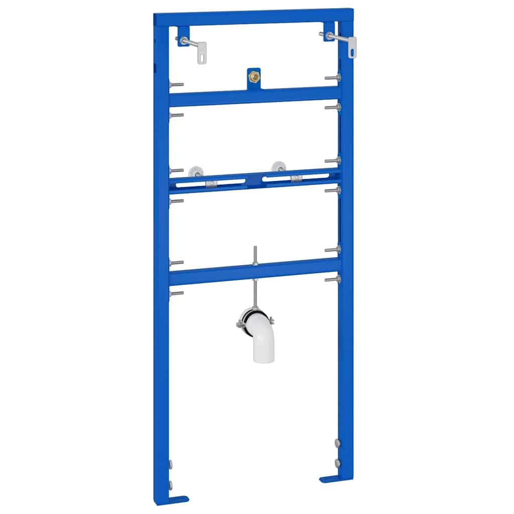 INLIFE Badezimmer Wandstütze Blau 50 x 17.5 x 136 cm Stahl,Heim & Garten,Badzubehör,Badaufhänger,Blau,9.9 KG,4106574