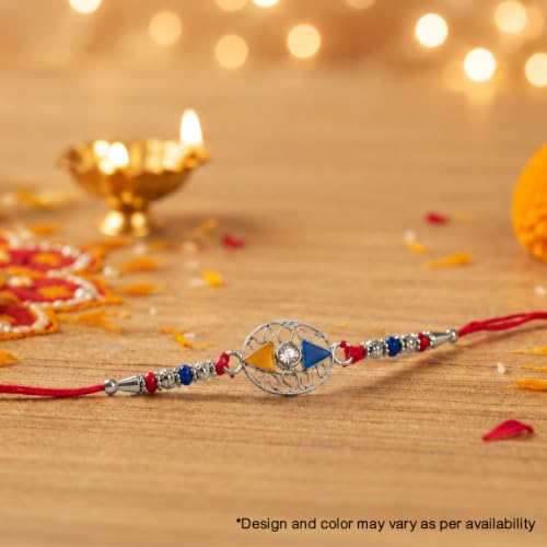 Image of Coloressence Rakhi for Brother, Raksha Bandhan, Multicolor, 1pc (Design and Color may vary as per availability)