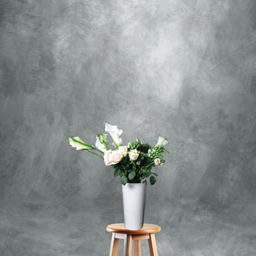 Fondo profesional gris 6x8ft para fotografía miniatura 3