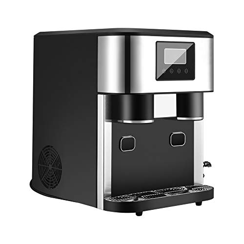 Ice Maker Machine, Compact Automatic Ice Maker, Ice Maker Machine for Countertop Small Ice, Produces 33 lbs. Ice in 24 Hours,16 Cubes Ready in 8~12 Minutes, Perfect for Home Office Bar