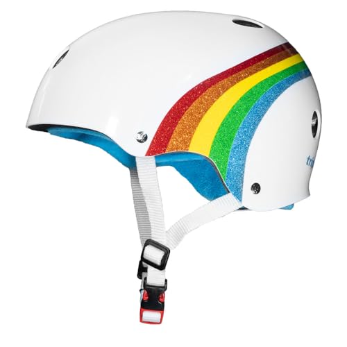 Image of Triple Eight Certified Sweatsaver Helmet for Skateboarding, BMX, Roller Derby, Roller Skating, Inline Skating, Scooter and Bike