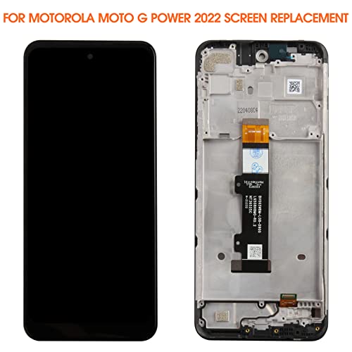 Image of AGCUT for Moto G Power 2022 Screen Replacement for Moto G Power 2022 LCD Display XT2165 XT2165-5 LCD Digitizer Touch Screen Assembly Repair Parts with Frame