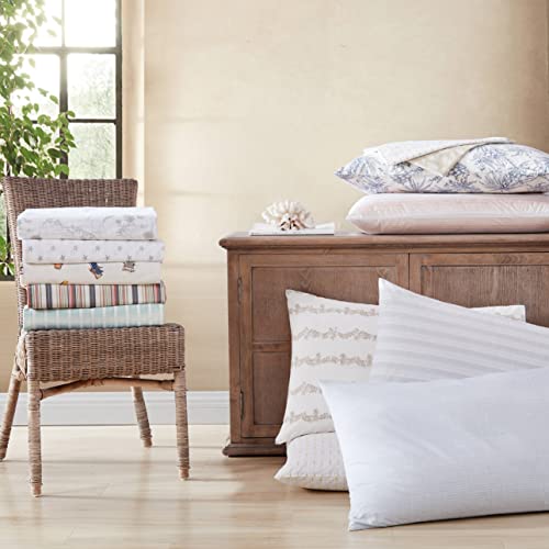 Tommy Bahama USHSA01035844 Queen Sheets, Cotton Percale Bedding Set, Crisp & Cool, Stylish Home Decor  thumb #4