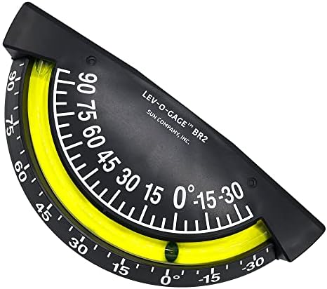 Industrial Lev-o-gage BR2 Inclinometer - Extra Large Boom Angle Indicator for Right Side of Boom
